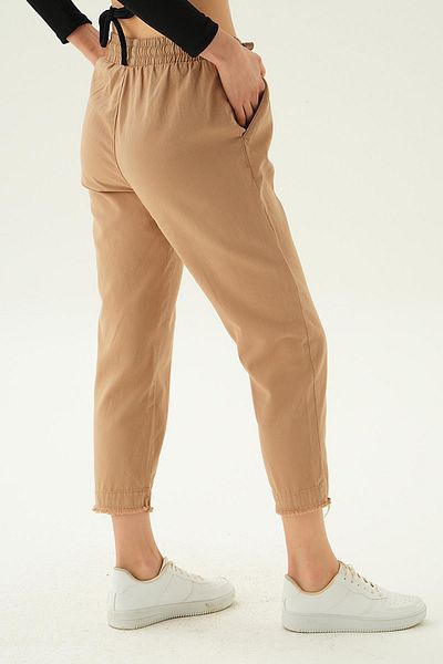 Rays 4228 Pantaloni cu ciucuri Camel