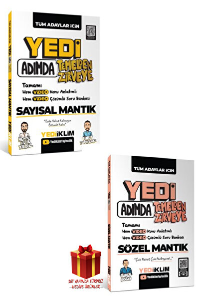 Yediiklim Yayınları Yediiklim Yedi Adımda Temelden Zirveye Sayısal Mantık+Yed...