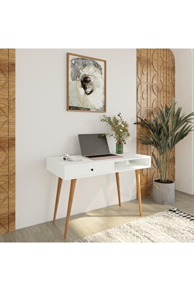 Bimossa S5110 Janus Çalışma Masası Çekmeceli Beyaz