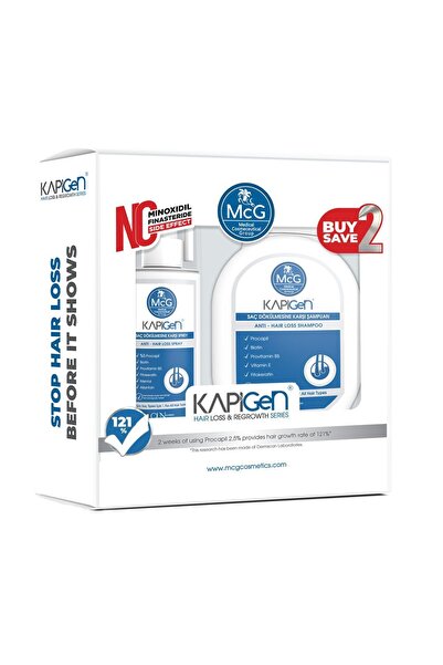 MCG Kapigen Saç Dökülmesine Karşı Bakım Seti (ŞAMPUAN SPREY)