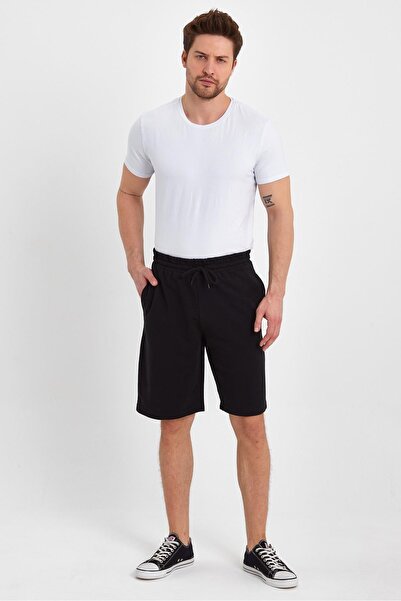 yakamor Ανδρικό σορτς με πλαϊνές τσέπες από νήματα