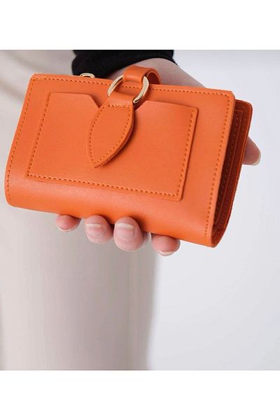chocolatebag Portofel portocaliu pentru femei