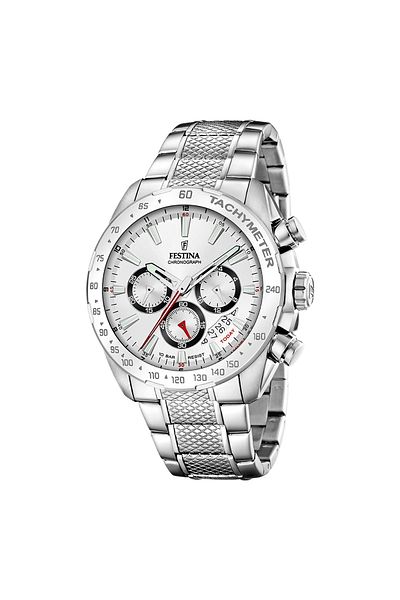 FESTİNA Festina Timeless Chrono Herrenuhr Silber F20668/1