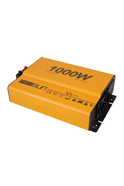 MEXXSUN 24V Volt-1000W Watt Tam Sinüs İnverter (220V Çevirici)