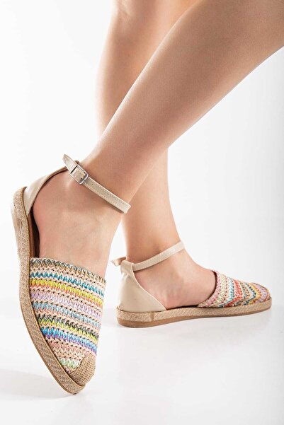 SEDRİK bilekten bağlama burnu kapalı terlik ayakkabı