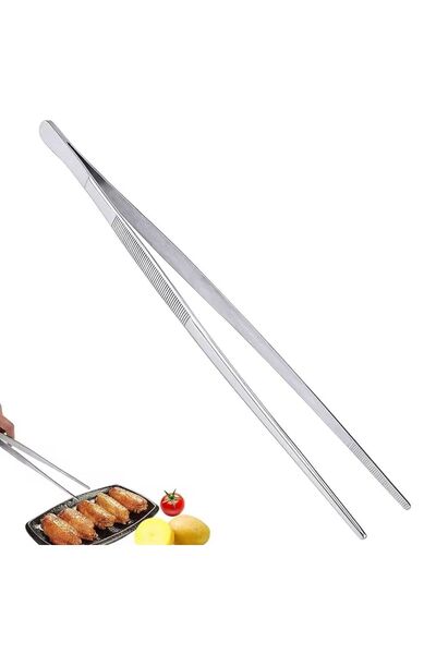 SODELICIOUS COFFEE TEA Chef Air Fryer Bbq Tweezers (for Et, Pasta, Decor)