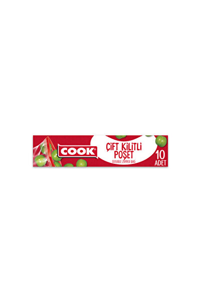 COOK 3'lü Paket Kilitli Buzdolabı Poşeti
