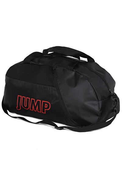 Jump Unisex Black Sports Bag