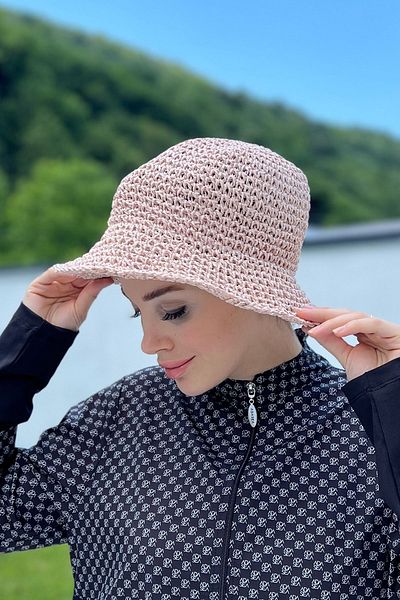 Remsa Mayo RŞ-83 Powder Straw Knitted Hat