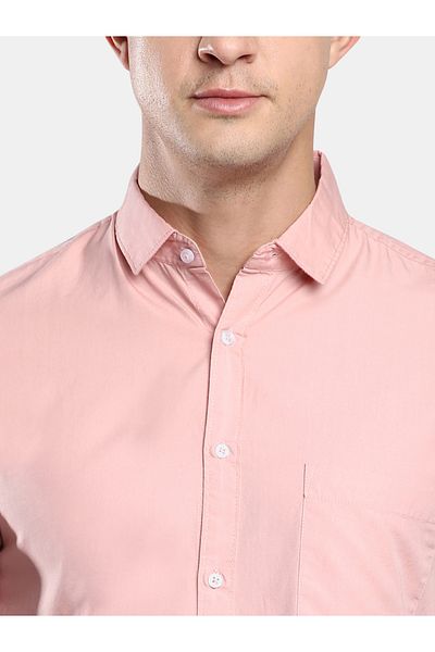 Dennis Lingo By Styli Chest Pocket Slim Fit Shirt with Long Sleeves