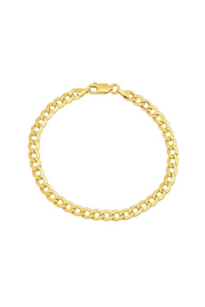 Altınkesesi 14 Ayar Altın Kadın Gurmet Zincir Bileklik 5 Mm