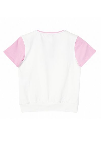 Benetton Λευκό κοριτσίστικο μπλουζάκι