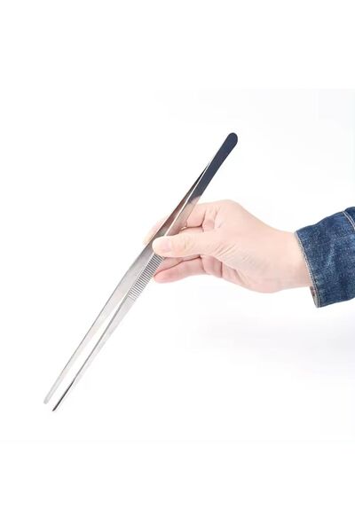 SODELICIOUS COFFEE TEA Chef Air Fryer Bbq Tweezers (for Et, Pasta, Decor)