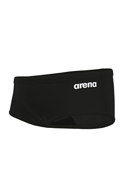 ARENA Men's Team Swim Low Waist Shorts Solid Black White