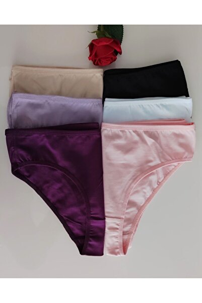 nesterinzar Kadın Pamuklu Likralı Günlük Bikini Külot