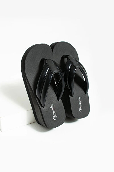 SEZ AYAKKABI Letní dámské plážové pantofle na vysokém podpatku