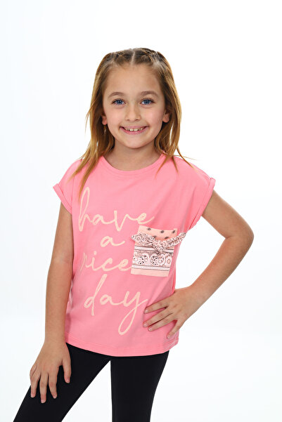 e-çocuk Girl's T-shirt - Model 23326