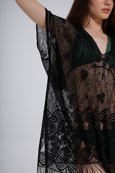 nehir eşarp Lace Women's Pareo Vest