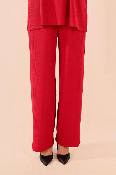 Rays 5471 Red Zippered Tunic and Pants Set