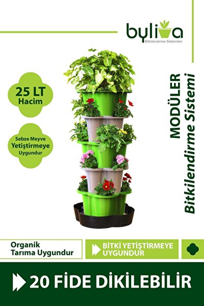 ByLiva Modüller Bitkilendirme Sistemi ( Çoklu Saksı )