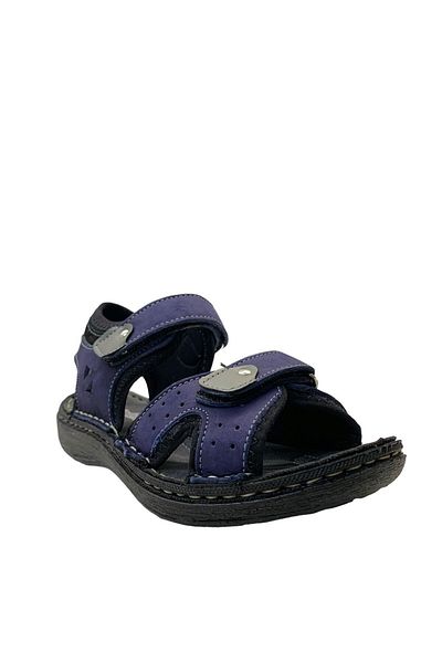 Toddler 4544 Model Boy's Navy Blue Leather Sandals