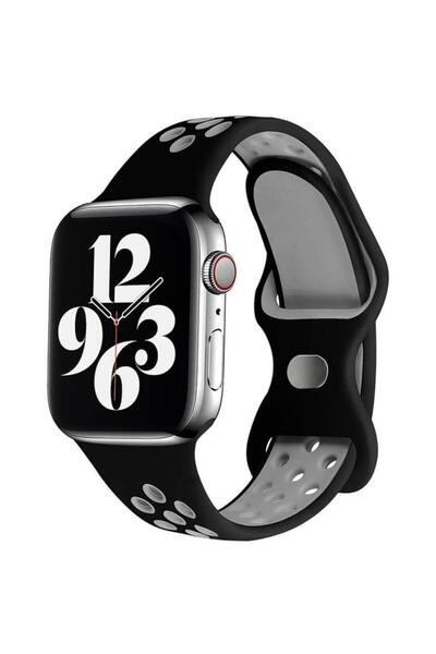 Koodmax Apple Watch Delikli Nike Uyumlu Spor Kordon Kayış Series 9 , Ultra 2 ...