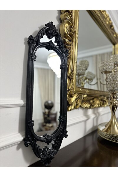 busraconcept Siyah büyük duvar aynası 70 cm