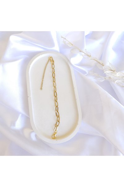 LE&DA Accessory Gold Steel Minimal Bracelet