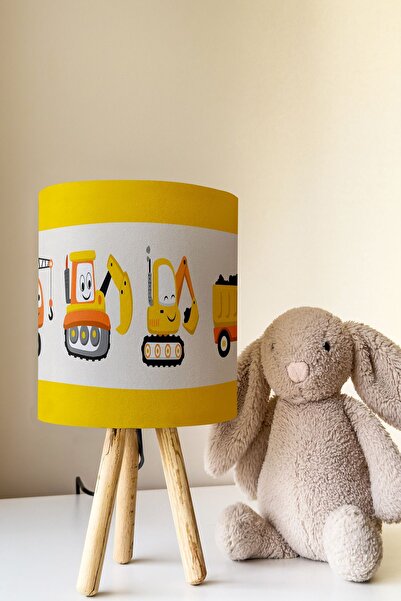 Talia Home Children's Room Cute Business Cars - Lampshade Table Lamp Tlab-197
