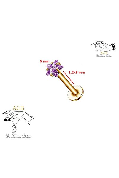 agbtasarım dudak, Burun, Kıkırdak, Kulak "medusa", "labret", "nose" Zirkon Yı...