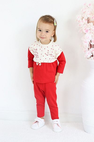 Tofigo Baby girls double suit