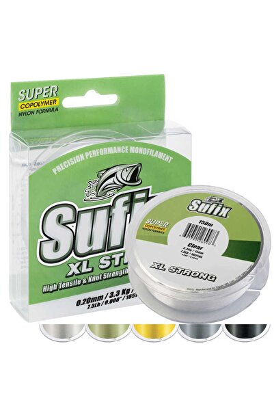 SUFIX XL Jaka pecarska struna LEMON ZELENA - 0.35MM - 100MT - 10.3KG