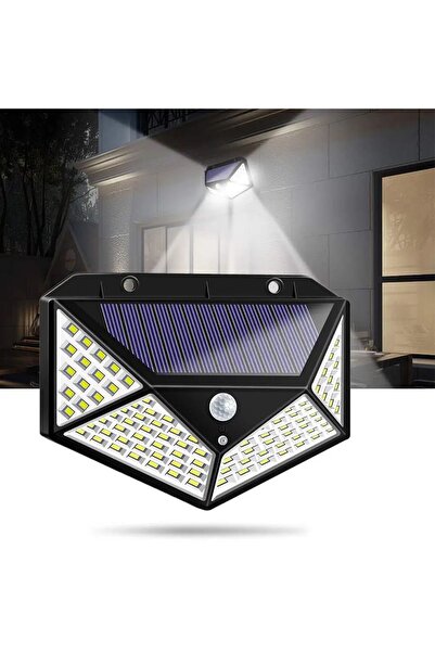 Genel Markalar 102 Led Hareket Sensörlü 3Farklı Mod Su Geçirmez Solar Kablosu...
