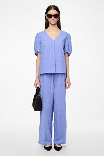 PIECES PCMASTINA HW Wide Leg Trousers