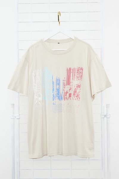 Trendyol Collection Plus Size Comfortable Crew Neck Stone Color T-Shirt - TMNSS23TS00141