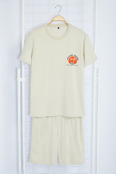 Trendyol Collection Sada pletených šortek Regular Fit s kamenným vzorem - TMNSS24PT00043