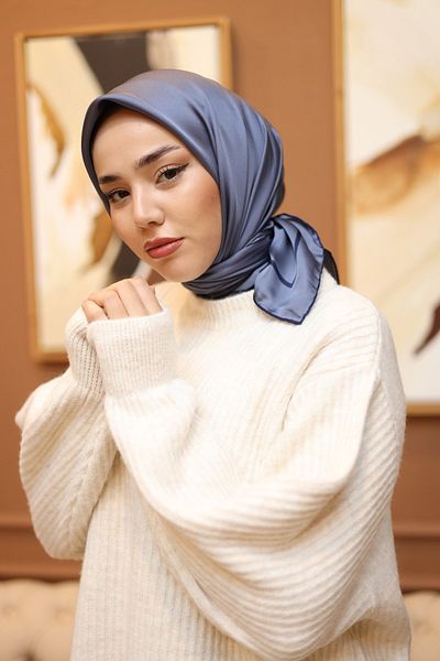 Silk Home Plain Micro Satin Scarf 28010-07