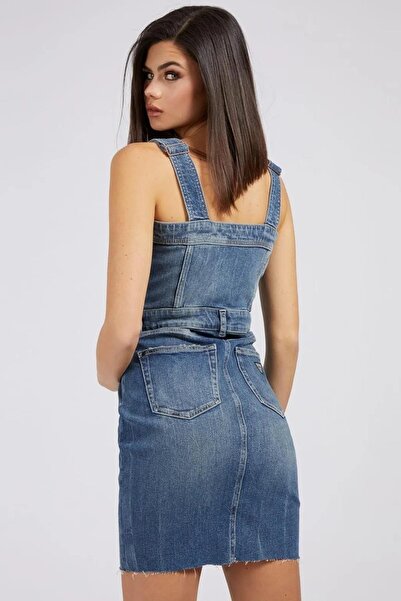 Guess Delta Kadın Kot Elbise W1yk33d46x7