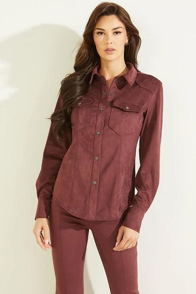 Guess Dámská košile Daisy Fit - W2bh52we0l0 Regular Fit