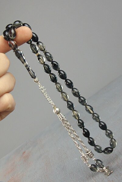 Tesbih Otağı Gümüş Isimli Tesbih Ateş Kehribar Harfli Tesbih Soru & Cevap Alanından Isim Belirtiniz