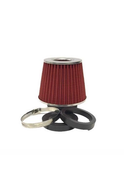 Carub Air Filter 2 Apparatus Chrome Red