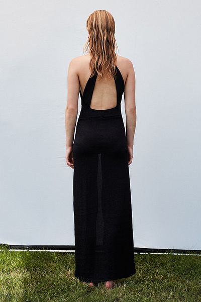 HOUSE OF SİS Μαύρη μάξι φούστα Gilda