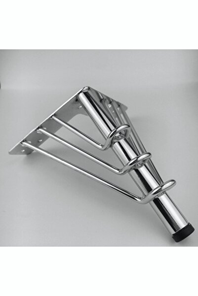 ALBATROS Venus Model Chrome Metal Furniture, Cabinet, Armchair, TV Unit Legs 18 cm (4 PCS)