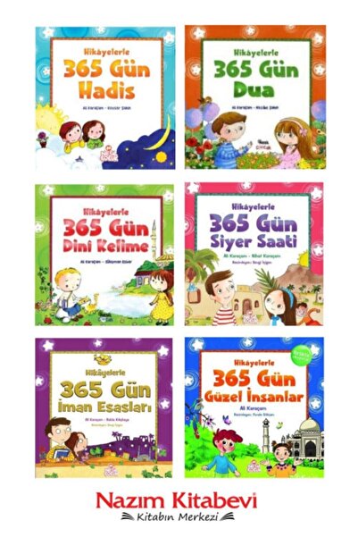Nesil Çocuk Yayınları Hikayelerle 365 Gün Din - Dua & Hadis & Siyer Saati & D...