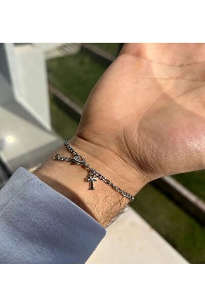 Hediyedukkani Non-Tarnish Steel Letter Bracelet Lover, Couple, Friend, Bracelet