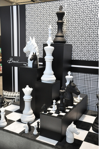 Baci Milano Optical Kraliçe Midi Siyah