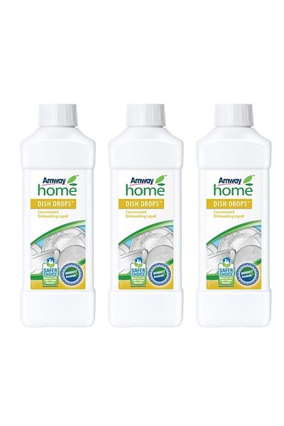 Amway Home Dish Drops Concentrated Liquid Dishwashing Detergent Set of 3