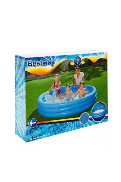 BESTWAY Jumbo 3 Bölmeli Havuz Mavi 183x33 cm