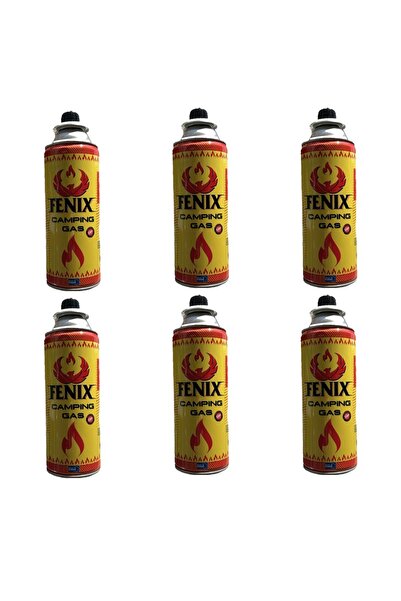 CAMPING TIME 6 Li Gaz Kartuşu Set Beşli Pürmüz Gazı 6 Adet 227 gr Kamp Gazı K...