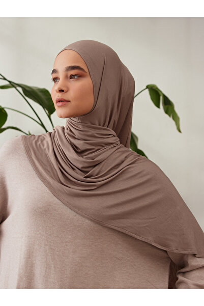 Femple Modest Πρακτικό σάλι ζέρσεϊ Premium |   Χρώμα: Έρημος |   Μέτρο: Ενήλικος |   Ραμμένο με πηγούνι |   Στιγμιαίο Hijab